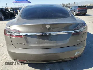 2016 Tesla Model S 90D with VIN 5YJSA1E20GF159926, listed as a Copart auction lot 46626625 with 104,247 mi miles and Salvage Title. Bid and sale history available at DreamBid. Image 6.