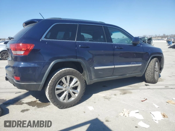 2012 Jeep Grand Cherokee Laredo with VIN 1C4RJFAT4CC361069, listed as a Copart auction lot 47476485 with 115,840 mi miles and Salvage Title. Bid and sale history available at carsss.com. Image 3.