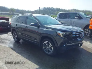 2019 GMC Terrain SLT with VIN 3GKALPEV5KL164461, listed as a IAAI auction lot 41913085 with 108,532 mi miles. Bid and sale history available at carsss.com. Image 1.