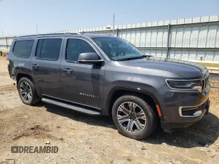 2022 Jeep Wagoneer Series III with VIN 1C4SJVDT8NS201275, listed as a Copart auction lot 63481615 with 57,569 mi miles and Salvage title. Bid and sale history available at DreamBid. Image 4.