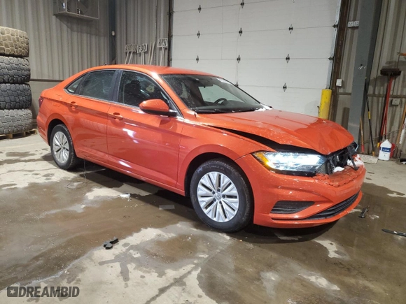 2019 Volkswagen Jetta S with VIN 3VWN57BU5KM227066, listed as a Copart auction lot 45789815 with 53,144 mi miles and Salvage Title. Bid and sale history available at carsss.com. Image 4.