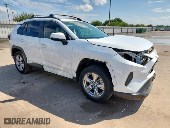 2022 Toyota RAV4 Hybrid XLE with VIN JTMRWRFV3NJ054827, listed as a Copart auction lot 63453865 with 26,063 mi miles and Salvage title. Bid and sale history available at DreamBid. Image 4.