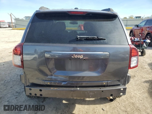 2017 Jeep Compass Sport with VIN 1C4NJCBA1HD147734, listed as a Copart auction lot 81370474 with 130,906 mi miles and Salvage Title. Bid and sale history available at carsss.com. Image 6.