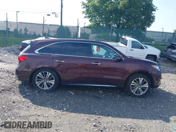 2017 Acura MDX Technology with VIN 5FRYD4H59HB021178, listed as a IAAI auction lot 42623869 with 111,445 mi miles and . Bid and sale history available at DreamBid. Image 14.