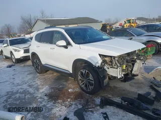 2019 Hyundai Santa Fe Limited z VIN 5NMS5CAA4KH042855, wystawiony jako IAAI lot #41339966 z przebiegiem 89 016 mil mil oraz . Historia ofert i sprzedaży dostępna na DreamBid. Obrazek 1.