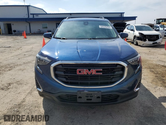 2020 GMC Terrain SLE with VIN 3GKALTEV4LL189913, listed as a Copart auction lot 54226255 with 83,537 mi miles and Salvage title. Bid and sale history available at DreamBid. Image 5.
