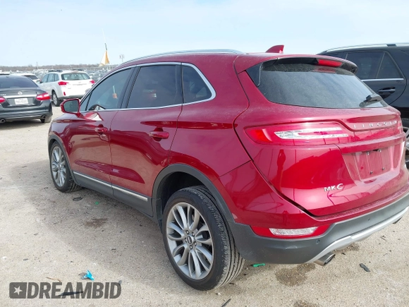 2018 Lincoln MKC Reserve with VIN 5LMCJ3C90JUL14515, listed as a IAAI auction lot 41361314 with 33,556 mi miles and . Bid and sale history available at DreamBid. Image 3.