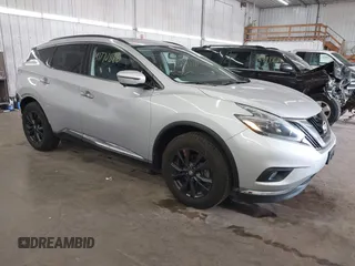 2018 Nissan Murano S with VIN 5N1AZ2MH3JN103483, listed as a IAAI auction lot 41770866 with 99,698 mi miles and . Bid and sale history available at carsss.com. Image 1.