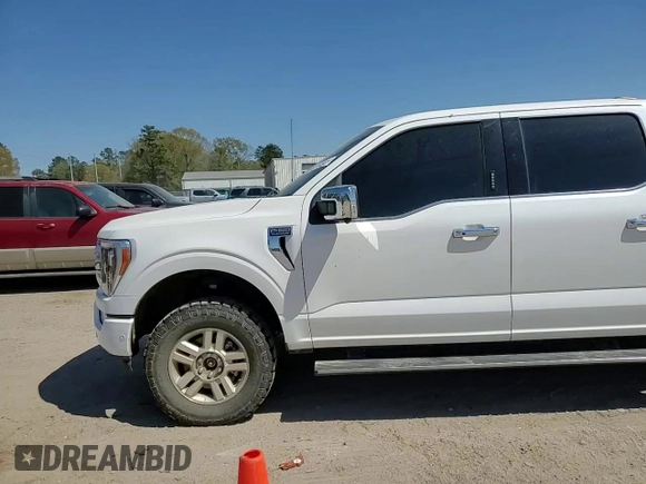 2022 Ford F-150 XL with VIN 1FTFW1E8XNFA60918, listed as a Copart auction lot 49954125 with 84,079 mi miles and Salvage Title. Bid and sale history available at DreamBid. Image 10.
