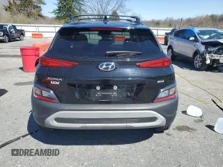 2022 Hyundai Kona SEL with VIN KM8K6CAB1NU922930, listed as a Copart auction lot 51410075 with 26,444 mi miles and Salvage Title. Bid and sale history available at carsss.com. Image 6.