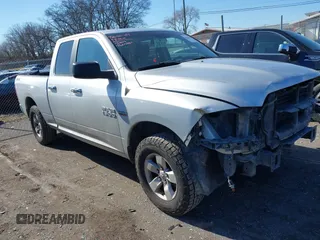 2018 Ram 1500 Big Horn with VIN 1C6RR7GT6JS106424, listed as a IAAI auction lot 41459931 with 145,284 mi miles and . Bid and sale history available at DreamBid. Image 1.