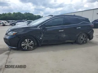 2020 Nissan Murano SV with VIN 5N1AZ2BJ1LN173119, listed as a Copart auction lot 57037595 with 126,688 mi miles and Salvage title. Bid and sale history available at DreamBid. Image 1.