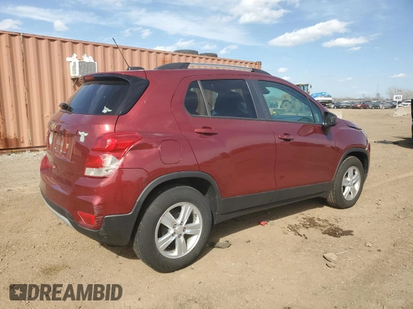 2022 Chevrolet Trax LT с VIN KL7CJLSM1NB546360, выставлен на аукционе Copart как лот 53003095 с пробегом 32 321 миль миль и Списание • Salvage title. История ставок и продаж доступна на DreamBid. Изображение 3.