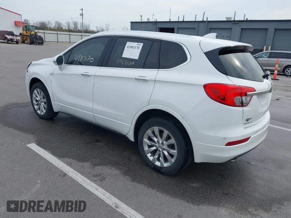 2017 Buick Envision Essence with VIN LRBFXBSA8HD091318, listed as a IAAI auction lot 41983170 with 104,910 mi miles and . Bid and sale history available at carsss.com. Image 3.