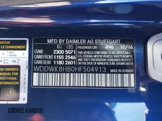 2017 Mercedes-Benz C 63 S AMG с VIN WDDWK8HB0HF504913, выставлен на аукционе Copart как лот 77520743 с пробегом Не указан миль и Списание • Salvage title. История ставок и продаж доступна на DreamBid. Изображение 12.