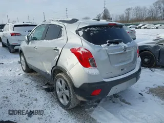 2015 Buick Encore with VIN KL4CJASB5FB257483, listed as a IAAI auction lot 41595174 with 91,826 mi miles. Bid and sale history available at carsss.com. Image 3.