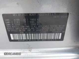 2017 Subaru Impreza z VIN 4S3GKAA65H1605641, wystawiony jako IAAI lot #42372317 z przebiegiem 74 676 mil mil oraz . Historia ofert i sprzedaży dostępna na DreamBid. Obrazek 9.