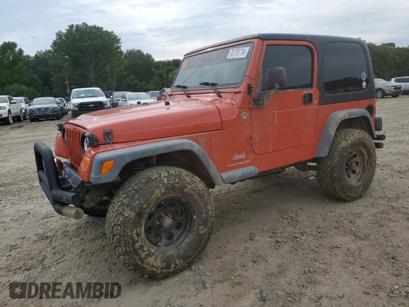 2006 Jeep Wrangler SE with VIN 1J4FA29S66P706665, listed as a Copart auction lot 70776714 with 154,600 mi miles and Salvage Title. Bid and sale history available at carsss.com. Image 1.