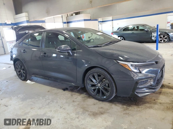 2024 Toyota Corolla SE with VIN 5YFP4MCE0RP185199, listed as a Copart auction lot 47070335 with 50,050 mi miles and Salvage Title. Bid and sale history available at DreamBid. Image 4.