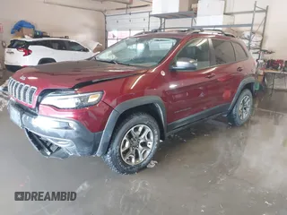 2021 Jeep Cherokee Trailhawk with VIN 1C4PJMBX4MD206997, listed as a IAAI auction lot 41565140 with Not provided miles and . Bid and sale history available at DreamBid. Image 2.