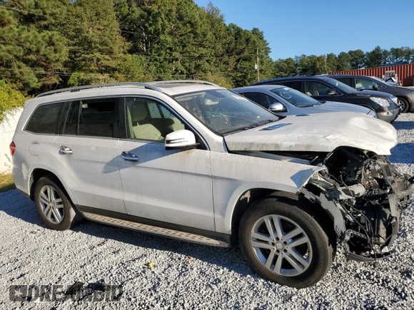 2016 Mercedes-Benz GL with VIN 4JGDF6EE3GA705267, listed as a Copart auction lot 76992604 with 99,259 mi miles and Clean Title. Bid and sale history available at carsss.com. Image 4.