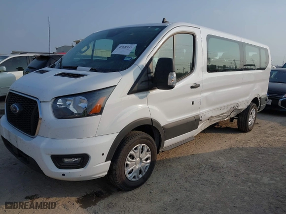 2024 Ford Transit Passenger Wagon XL with VIN 1FBAX2Y82RKA83426, listed as a IAAI auction lot 42022011 with 36,531 mi miles. Bid and sale history available at carsss.com. Image 17.
