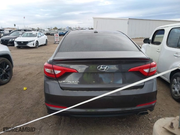 2017 Hyundai Sonata SE with VIN 5NPE24AF0HH457481, listed as a IAAI auction lot 41742853 with 107,932 mi miles. Bid and sale history available at carsss.com. Image 16.