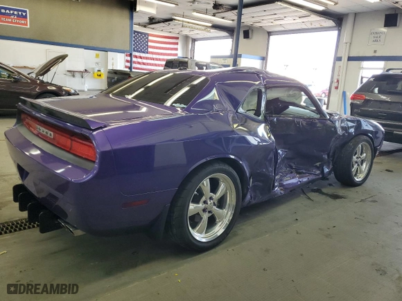 2013 Dodge Challenger R/T with VIN 2C3CDYBT4DH671488, listed as a Copart auction lot 52051375 with 0 mi miles and Salvage Title. Bid and sale history available at carsss.com. Image 3.
