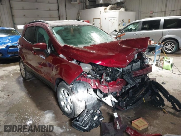 2019 Ford EcoSport SE with VIN MAJ3S2GE6KC263475, listed as a IAAI auction lot 41834450 with 45,138 mi miles and . Bid and sale history available at DreamBid. Image 1.