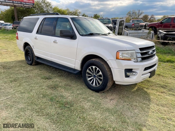 2017 Ford Expedition EL XLT with VIN 1FMJK1HT1HEA75691, listed as a Copart auction lot 48636135 with 144,859 mi miles and Clean Title. Bid and sale history available at carsss.com. Image 1.
