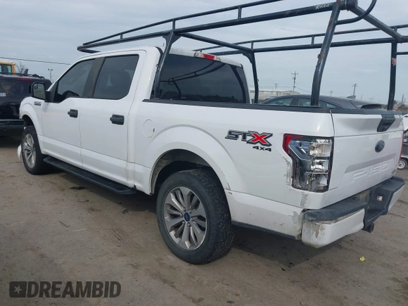 2018 Ford F-150 XL with VIN 1FTEW1EP5JKC55524, listed as a IAAI auction lot 41837730 with 113,058 mi miles. Bid and sale history available at carsss.com. Image 3.