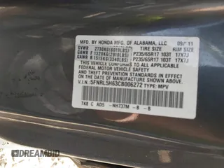 2012 Honda Odyssey EX-L with VIN 5FNRL5H63CB006272, listed as a IAAI auction lot 42074163 with 187,785 mi miles and . Bid and sale history available at carsss.com. Image 9.