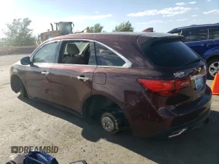 2014 Acura MDX Technology with VIN 5FRYD4H41EB035871, listed as a Copart auction lot 60826125 with Not provided miles and Non repairable. Bid and sale history available at DreamBid. Image 2.