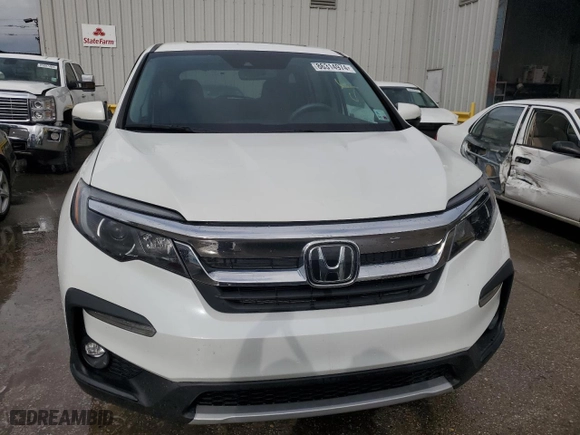 2021 Honda Pilot EX-L with VIN 5FNYF5H55MB025692, listed as a Copart auction lot 86314974 with 12,901 mi miles and Salvage Title. Bid and sale history available at carsss.com. Image 5.