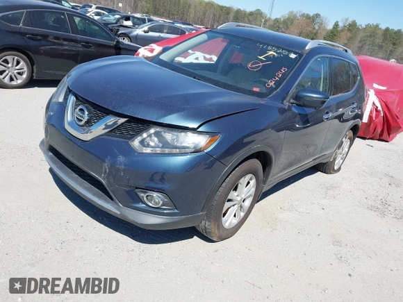 2016 Nissan Rogue S with VIN JN8AT2MT6GW024245, listed as a IAAI auction lot 41552521 with 136,385 mi miles and . Bid and sale history available at DreamBid. Image 2.