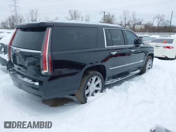 2016 Cadillac Escalade ESV Premium Collection with VIN 1GYS4JKJ9GR238325, listed as a IAAI auction lot 41214651 with 113,655 mi miles and . Bid and sale history available at DreamBid. Image 4.