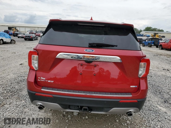 2020 Ford Explorer Limited with VIN 1FMSK8FH5LGA24543, listed as a Copart auction lot 59486855 with 47,530 mi miles and Salvage title. Bid and sale history available at DreamBid. Image 6.