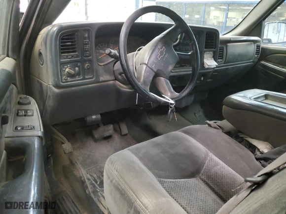 2007 Chevrolet Silverado 2500HD Classic Work Truck with VIN 1GCHK24UX7E186570, listed as a Copart auction lot 79755624 with 0 mi miles and Salvage Title. Bid and sale history available at carsss.com. Image 8.