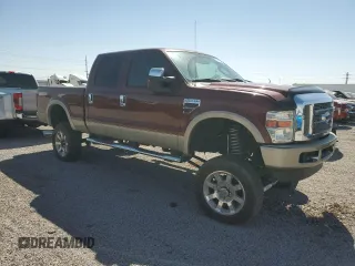 2008 Ford F-250 XL with VIN 1FTSW21R28EC23591, listed as a Copart auction lot 52433965 with 119,669 mi miles and Salvage title. Bid and sale history available at DreamBid. Image 4.