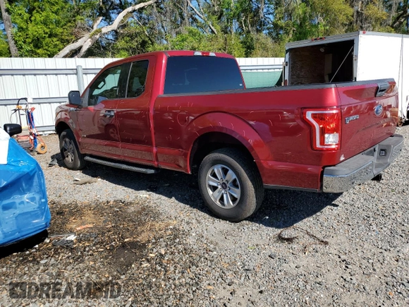 2017 Ford F-150 XL with VIN 1FTEX1CP5HKE06792, listed as a Copart auction lot 48652755 with 119,797 mi miles and Salvage Title. Bid and sale history available at carsss.com. Image 2.
