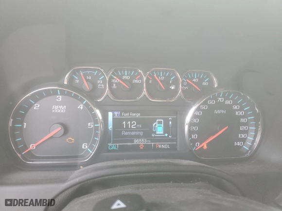 2017 Chevrolet Suburban Premier with VIN 1GNSCJKC2HR120815, listed as a Copart auction lot 43729155 with 96,553 mi miles and Salvage Title. Bid and sale history available at carsss.com. Image 9.