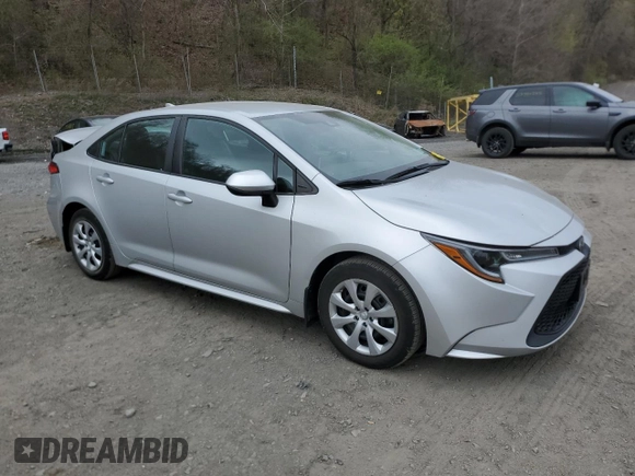 2020 Toyota Corolla LE with VIN 5YFEPRAE3LP065466, listed as a Copart auction lot 53377755 with 41,893 mi miles and Salvage Title. Bid and sale history available at carsss.com. Image 4.