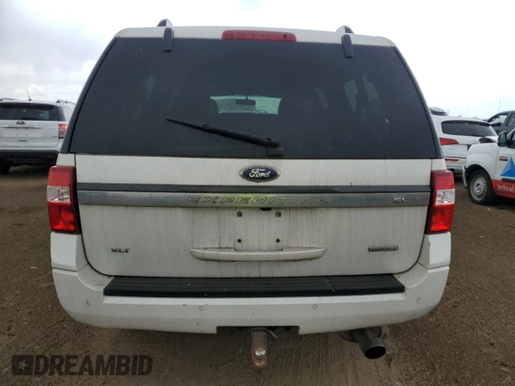 2015 Ford Expedition EL XLT with VIN 1FMJK1JT0FEF48049, listed as a Copart auction lot 64106294 with 138,420 mi miles and Salvage Title. Bid and sale history available at carsss.com. Image 6.