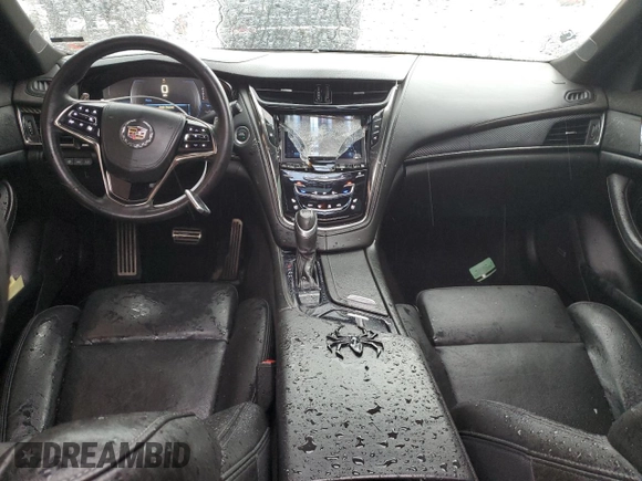2014 Cadillac CTS Premium AWD with VIN 1G6AZ5S37E0131094, listed as a Copart auction lot 59180975 with 119,592 mi miles and Salvage title. Bid and sale history available at DreamBid. Image 8.