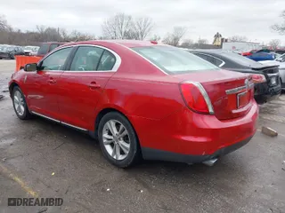 2012 Lincoln MKS with VIN 1LNHL9ER2CG804572, listed as a IAAI auction lot 41165361 with 121,477 mi miles. Bid and sale history available at carsss.com. Image 3.