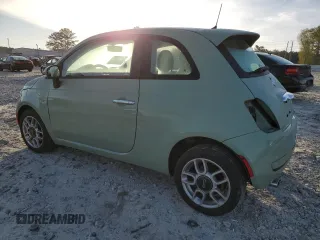 2013 FIAT 500 Pop with VIN 3C3CFFAR9DT543839, listed as a Copart auction lot 50537445 with 166,177 mi miles and Salvage Title. Bid and sale history available at carsss.com. Image 2.