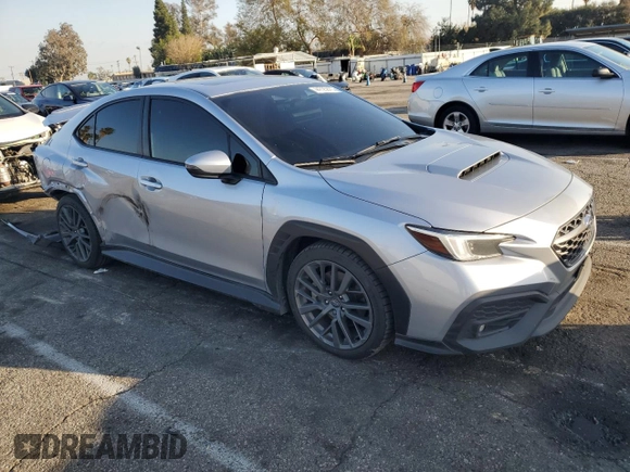 2022 Subaru WRX GT with VIN JF1VBAU68N8018460, listed as a Copart auction lot 44725875 with 85,512 mi miles and Salvage title. Bid and sale history available at DreamBid. Image 4.