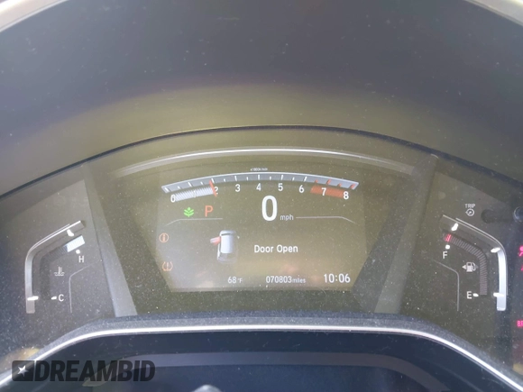 2018 Honda CR-V EX-L with VIN 7FARW1H88JE029579, listed as a IAAI auction lot 41670377 with 70,803 mi miles. Bid and sale history available at carsss.com. Image 7.