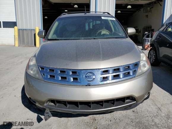 2005 Nissan Murano S with VIN JN8AZ08W45W400686, listed as a Copart auction lot 79385174 with 138,018 mi miles and Salvage Title. Bid and sale history available at carsss.com. Image 5.