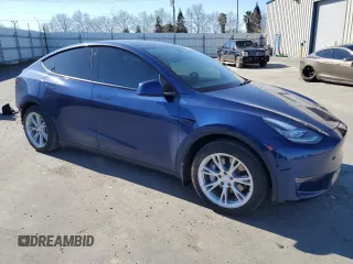 2021 Tesla Model Y Long Range z VIN 5YJYGDEE6MF089493, wystawiony jako Copart lot #48349575 z przebiegiem 52 245 mil mil oraz Szkoda całkowita • Salvage title. Historia ofert i sprzedaży dostępna na DreamBid. Obrazek 4.